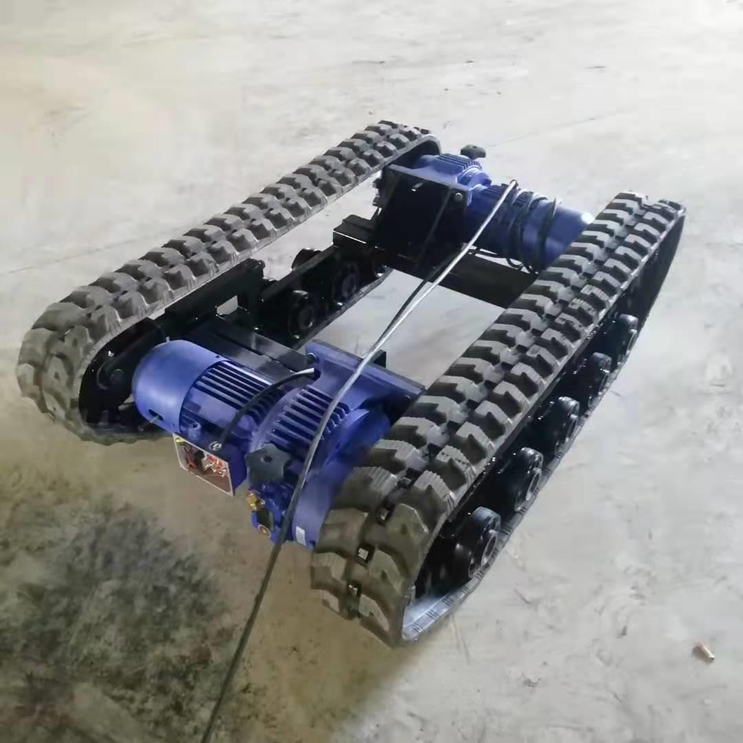 下水道管清道理电动底盘全地形带行走防水履底盘潜水0米履1VVC带