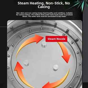 蒸汽商用豆浆炉专用锅豆腐煮斗大容量煮粥浆料机不粘锅不粘锅灶具