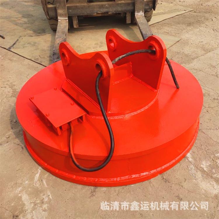 挖机电磁铁吸盘规格挖机用电磁铁鑫运供应