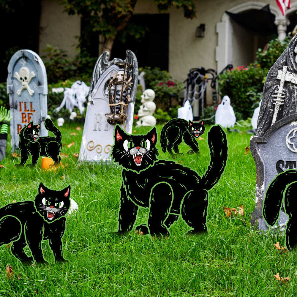 YGZKB101万圣节中空板夜光地插庭院花园插件yard art户外装饰插牌,节庆用品/礼品,吊顶纱幔,淘宝优惠券,粉丝福利购,淘宝优惠卷