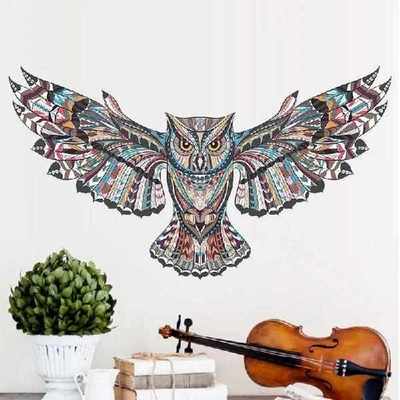 Removable Colorful Owl Kids Nursery Rooms Decorations Wall