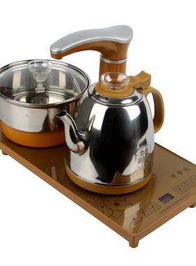 申蒂达玻璃烧水壶全自动上水电泡茶炉茶具家用一体电热水壶主机配
