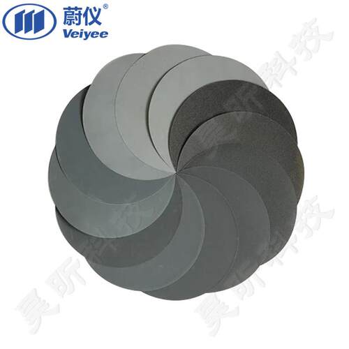 蔚仪金相试样研磨砂纸耐水Φ300mm无背胶 Φ300mm带背胶 1盒起订