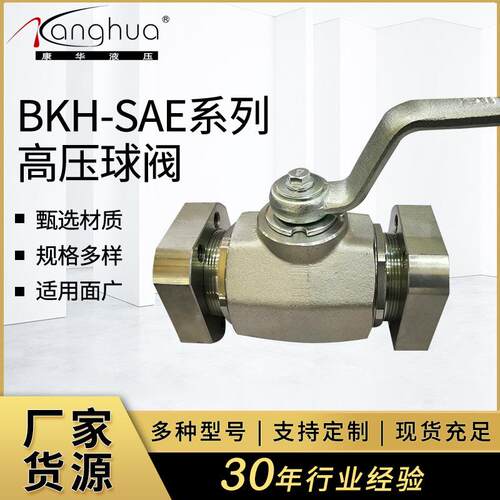 供应BKH系列SAE法兰连接高压球阀BKH-SAE210-25/32法兰球阀