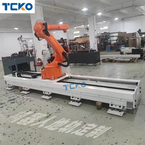 工业焊接上下料机器人行走轨道重型数控喷涂点胶机器人第七轴移