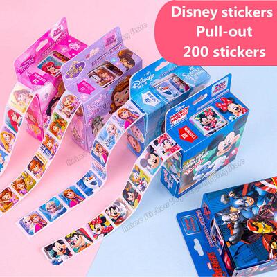 200 sheets in a box Cartoon Stickers Frozen Elsa and Anna