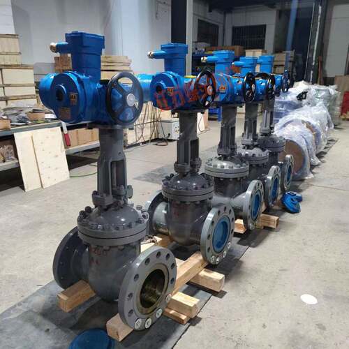 一体电动闸阀M941H-10C DN200 配智能隔爆电装