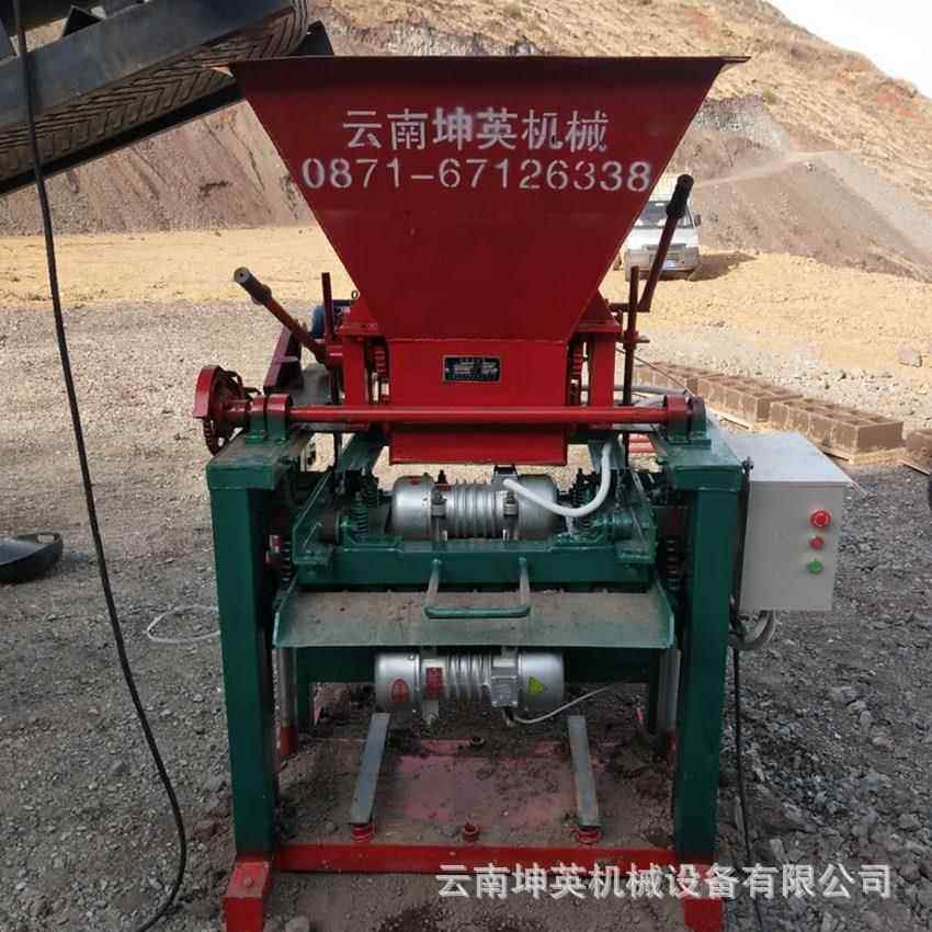 南小型免烧砖机 四柱砌QJT4-35C砖机 小块水渠机 全砖自动空云心