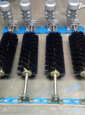 XQ-1电动滚刷清扫器尼龙毛刷旋转式B800/1000/1200/1400水泥厂