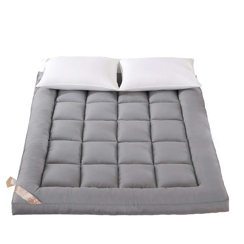 酒店裸睡羽绒棉软床垫加厚10cm可折叠防滑床垫子褥子垫背学生宿舍