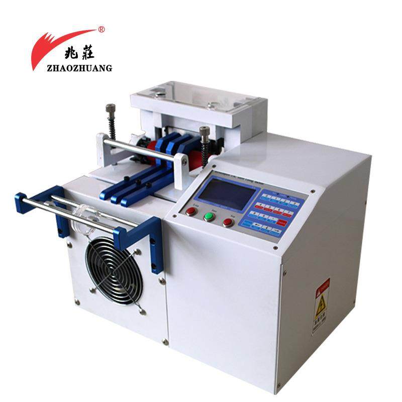 微电脑切管机pvc管切割机硅胶管PE管剪管机小型全自动胶管裁切机