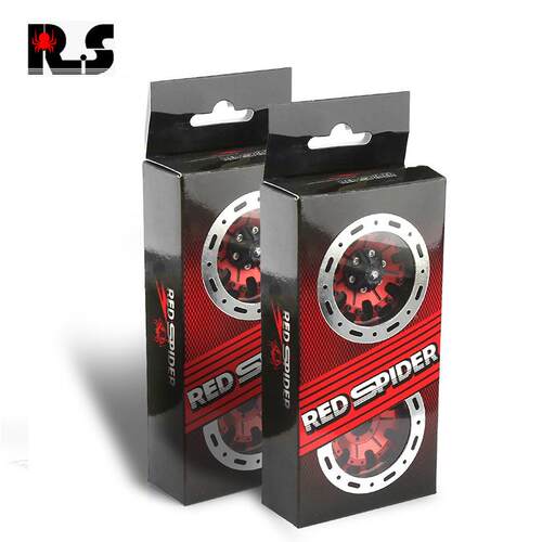 RS红蜘蛛 攀爬车铝合金轮毂1.9寸TRX4 瑞泰SCX10通用轮毂怒火R98