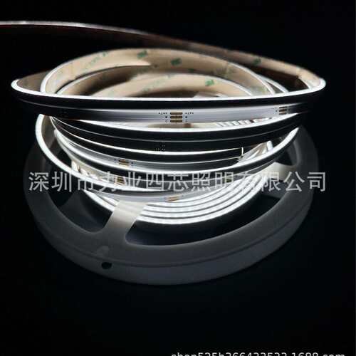 新COB侧发光双色灯带 560灯10mm宽低压24v COB侧发光双色超薄灯条