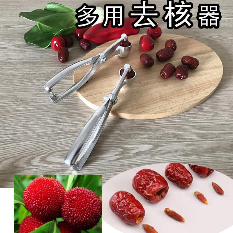 德国红枣去核器304不锈钢商用家用樱桃车夹钳去核夹杨梅去籽厘子