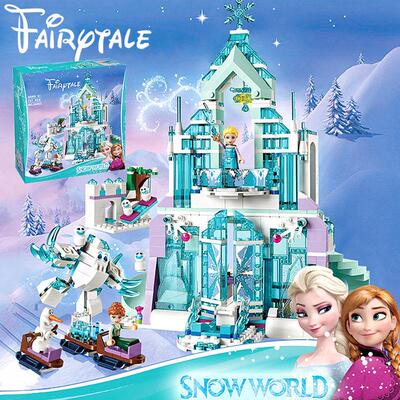 leXgo girls uilding s puzzle elsa frozen 2 castle