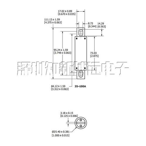 L70QS100.V 进口力特螺栓式保险丝管 700V 100A 快速熔断器保险丝