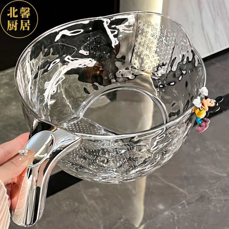 多功能淘米神器洗米筛淘米盆洗菜盆沥水篮家用淘菜洗水果盆带手柄