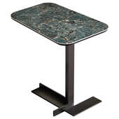 意式 轻奢沙发边几岩板角几客厅北欧简约圆形小边桌床头边柜小茶几