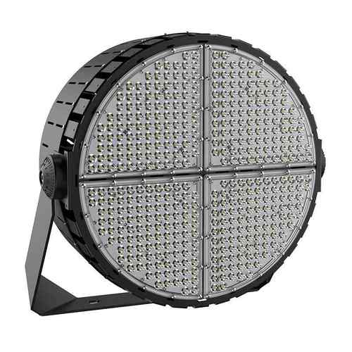圆形鳍片LED投光灯1000W1200W大功率球场灯泛光灯码头港口高杆灯