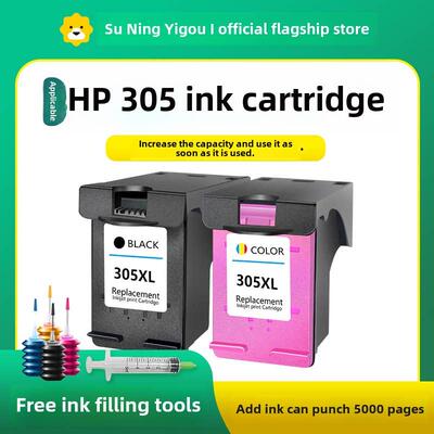 305XL墨盒可重新填充，适用于Hp Hp 2710 2720 2810E 4110E 2300