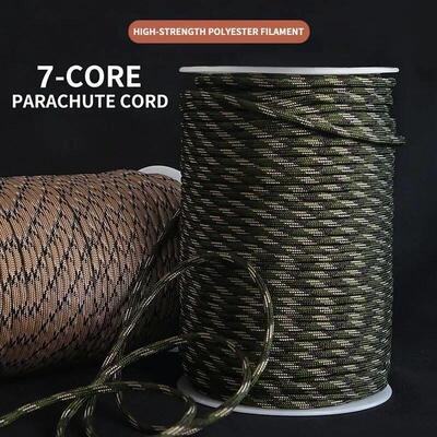 7 Cores 550 Paracord Cord 5 8 16 31 M Dia.4mm For Outdoor Ca