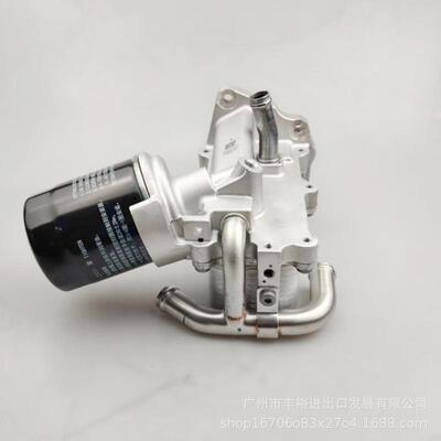 适用上汽大通G10G20T60T70V90国六机油滤清器座机油格座冷却器座