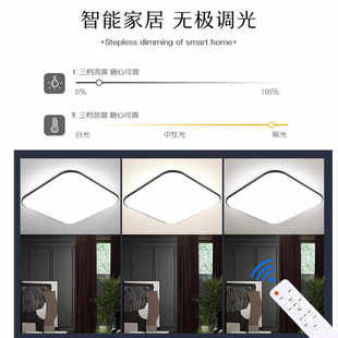 年2025大气led灯现代灯批发房间客厅吸顶灯卧室灯具超薄简约新款