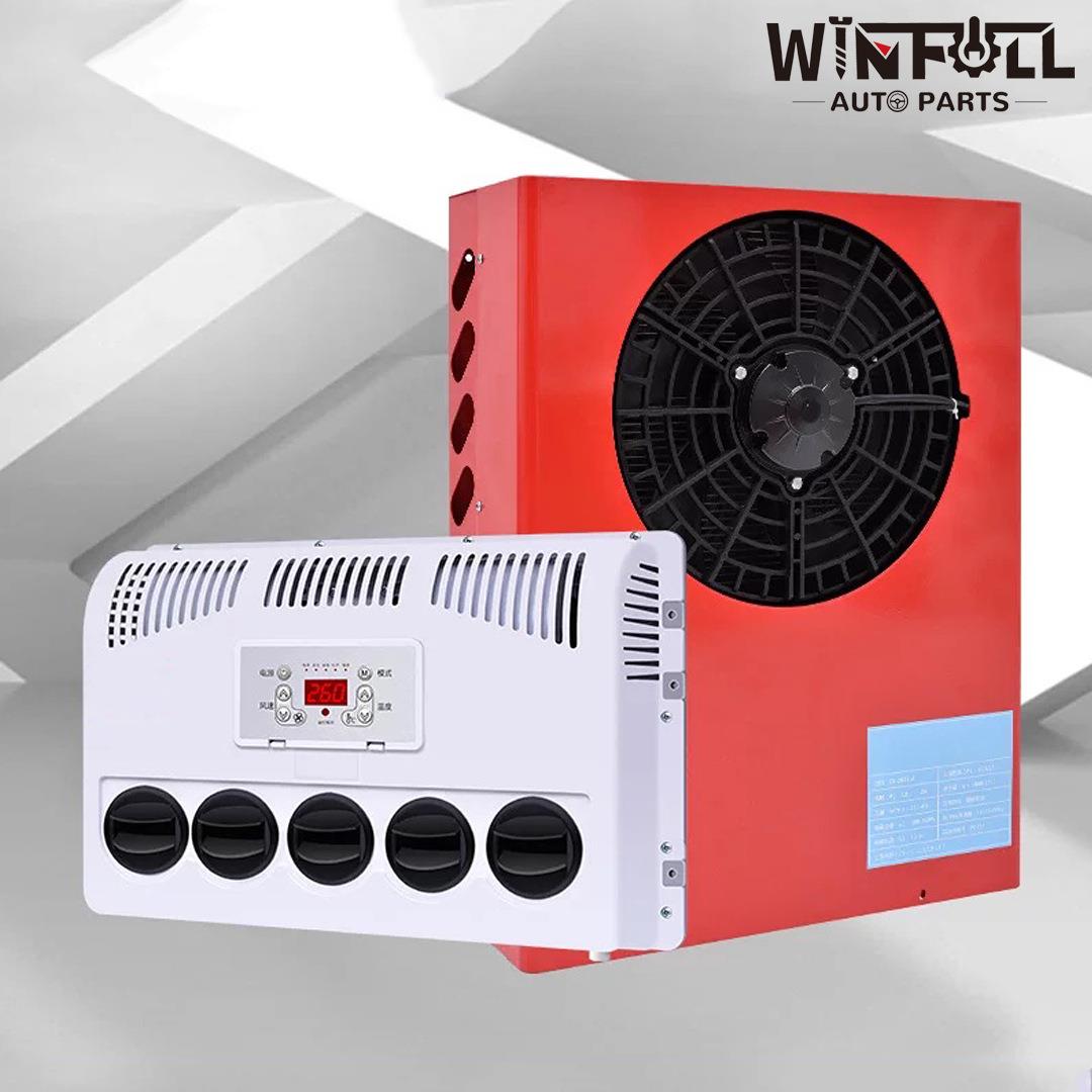 12V/24V大货车吊车房车挖掘机改装驻车空调立式制冷