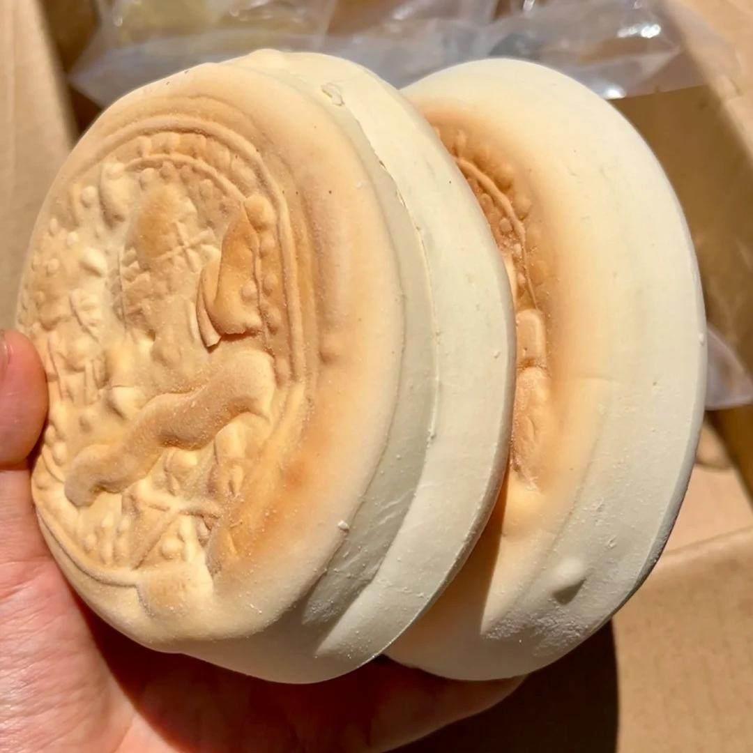 正宗山东千层火烧麦香火烧手工火烧杠子头面食硬面麦香馒头洛馍发