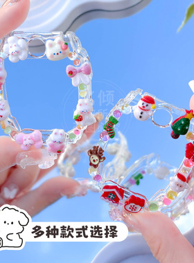 适用小天才W2223BC儿童手表Z11磁吸D5表带U5保护壳Q3卡通N5链N3