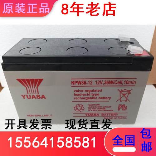 汤浅蓄电池NP100-12 12V100ah风力直流屏免维护UPS电源专用蓄电池