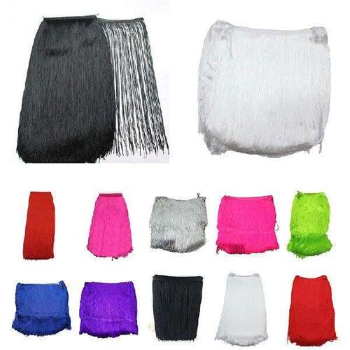 1 Yard Long Fringe Tassel Lace Trim 50/100cm Fringe