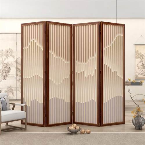 新式屏风隔断客厅双面简易遮挡办公室酒店可折叠移动沙发背景玄关