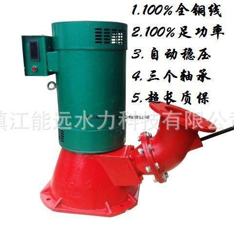 5kw励磁斜击式小型水利发电机 微型水流 水轮机水动力无刷