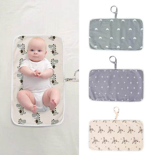 HappyFlute 35*60CM Washable Baby Diaper Changing Mat Soft 10