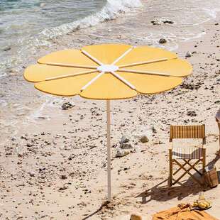 户外伞藤编花瓣婚庆道具设计师艺术遮太阳伞庭院家具遮阳户外婚庆