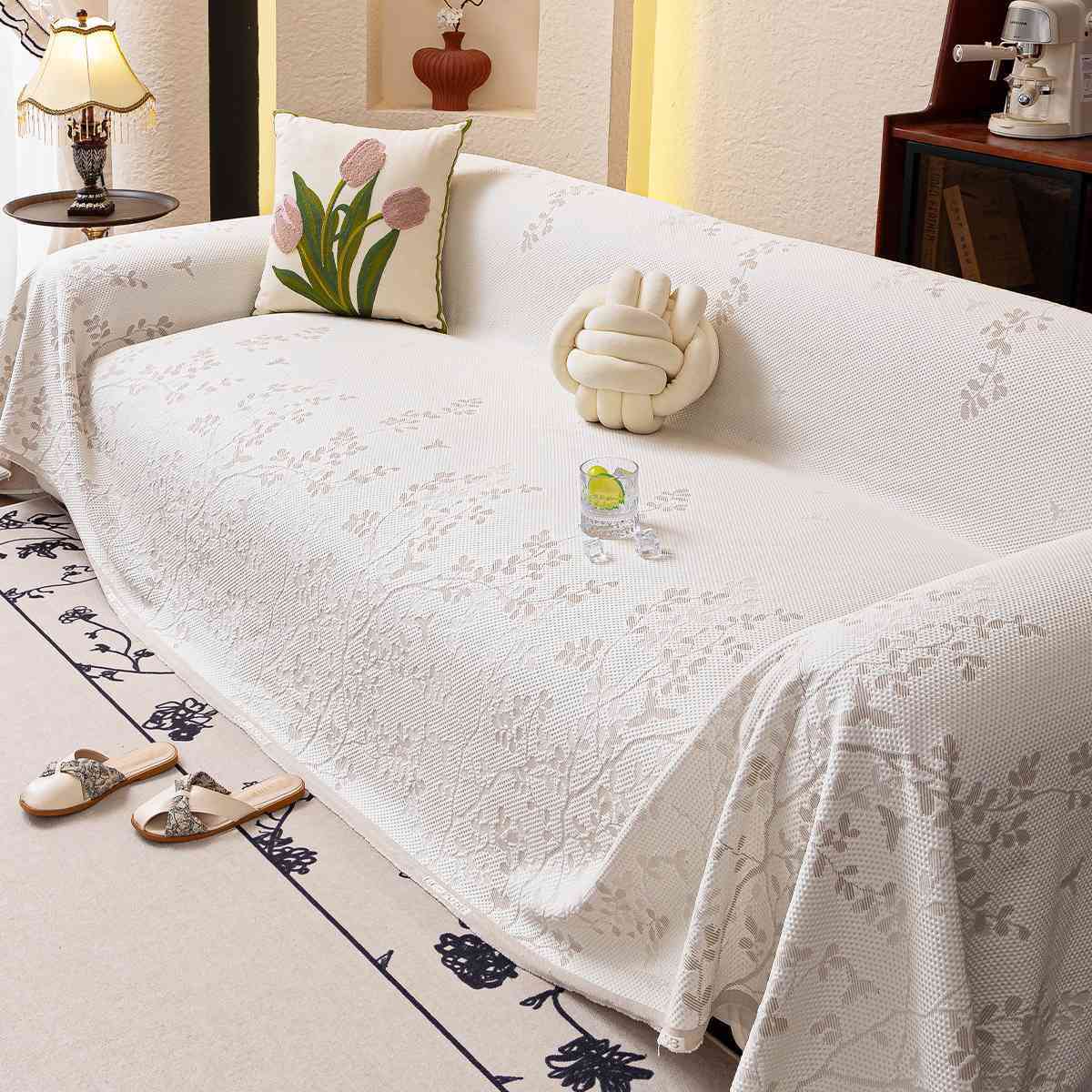 沙发巾一整张全盖夏季2025新款防滑夏天冰丝全包保护罩沙发盖巾毯