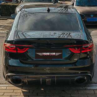 适用于2016-2026年捷豹XFL改装碳纤维压尾翼定风翼汽车外观配件
