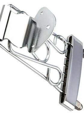 Guitar 6 335 6 String Guitar Tailpiece Silver Zinc Wired
