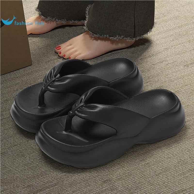 人字拖女士夏季外穿2024新款时尚凉鞋防滑海边沙滩厚底夹脚凉拖鞋