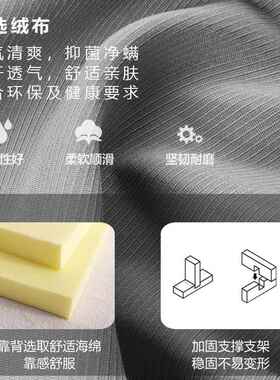 折叠沙发床两用床简约客厅办公室单人双人三人多功能床懒人小户型