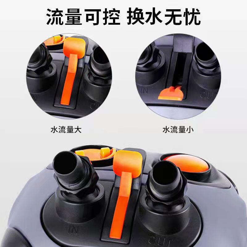 松宝过滤器鱼缸过滤桶三合一净水静音循环泵外挂滤筒草缸外置滤盒