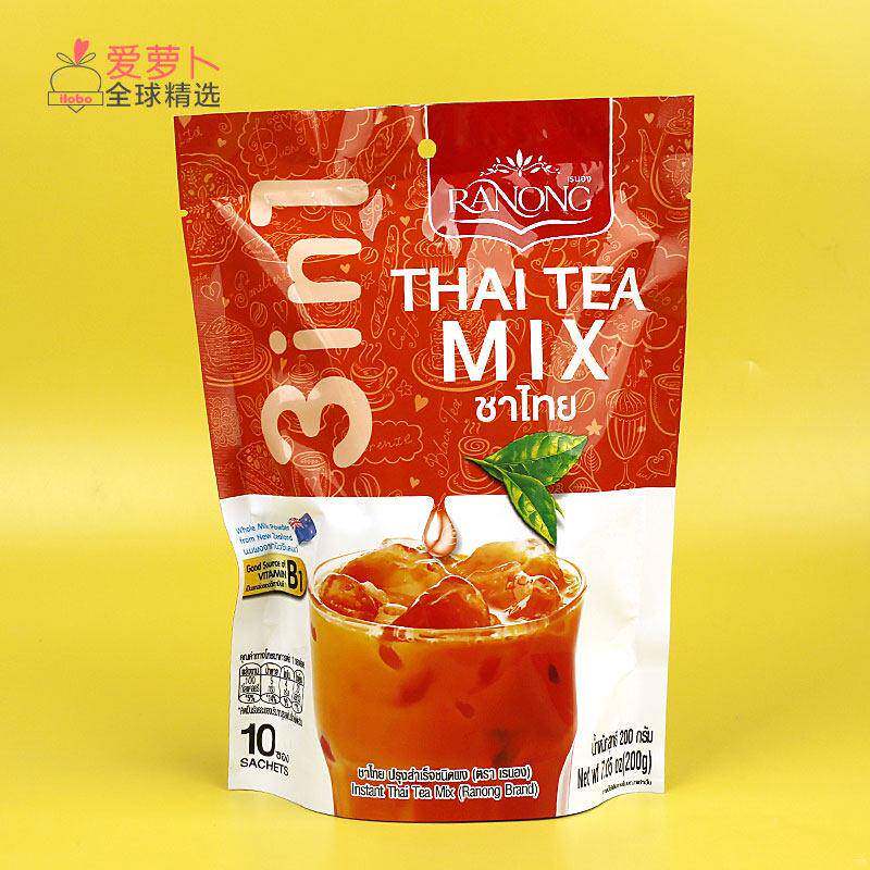 RANONG TEA泰式奶茶3 in 1 速溶奶茶粉抹茶拿铁图片