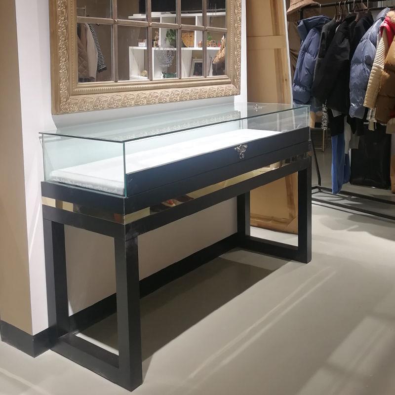 烤漆珠宝展示柜首饰品玉器翡翠玻璃柜台展厅展馆博物馆展柜精品柜