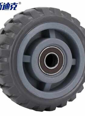 海斯迪克HK-780高强度风火轮聚氨酯脚轮耐磨轻音重型工业轮子5寸