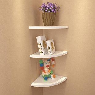 悬空墙角隔板置物架木板房卧收纳酒店分层家用搁板衣柜柜子