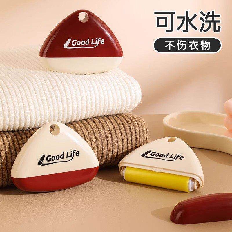 日本粘毛器可水洗滚筒家用便携强力衣物去毛黏毛器宠物灰尘除毛器