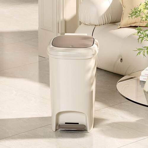 脚踏手按垃圾桶2023新款带盖子家用脚踩大容量化妆室厨房卧室客厅