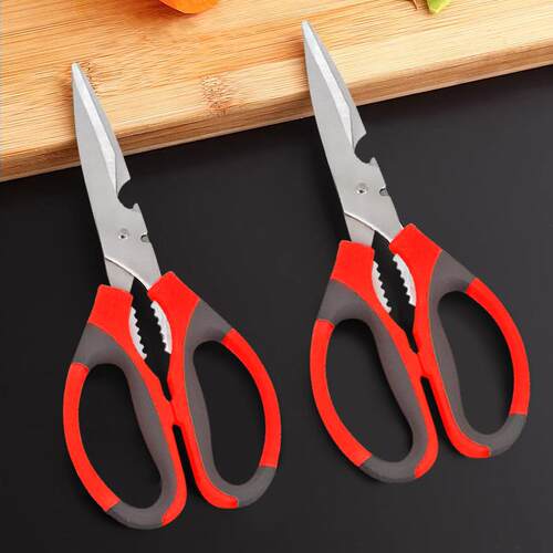 Multi-purpose kitchen scissors made of stainless steel for h