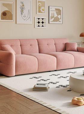 布屋艺沙发客厅直AYX排公寓民宿出租沙发济经小简户型网红单人新